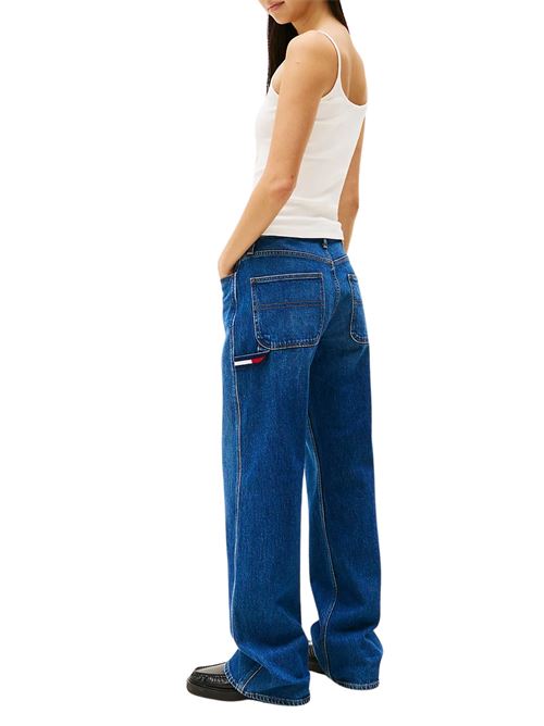 Top bianco in cotone Tommy Jeans | DW0DW20241YBH